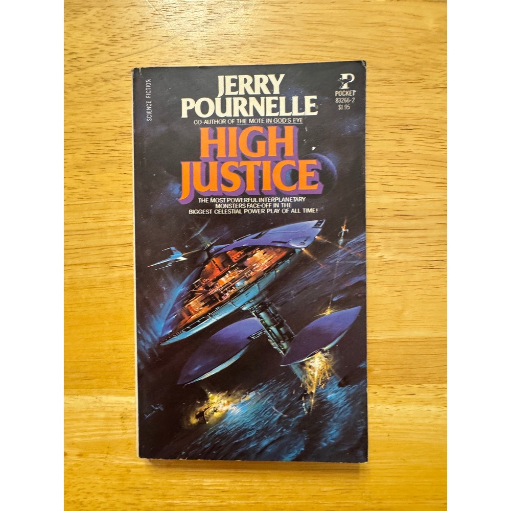 High Justice Jerry Pournelle Pocket Books 83266 Science Fiction Paperback 1977‎